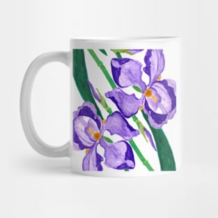 Diagonal Iris Mug